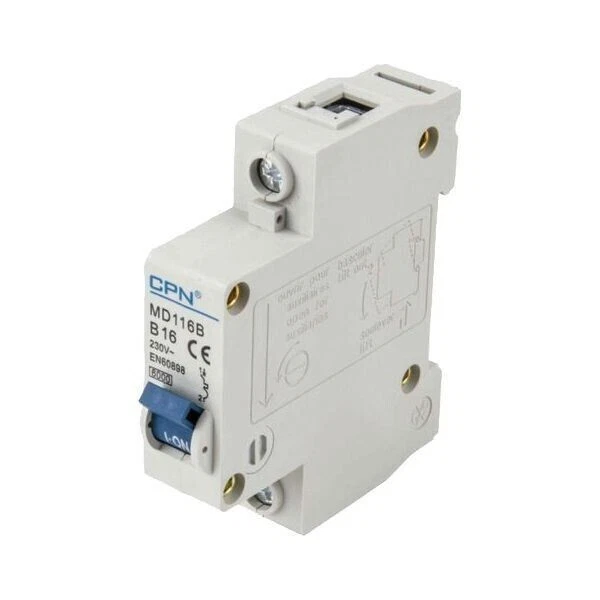 CUDIS MD116B 16A SINGLE POLE TYPE B 6KA MCB MINITURE CIRCUIT BREAKER