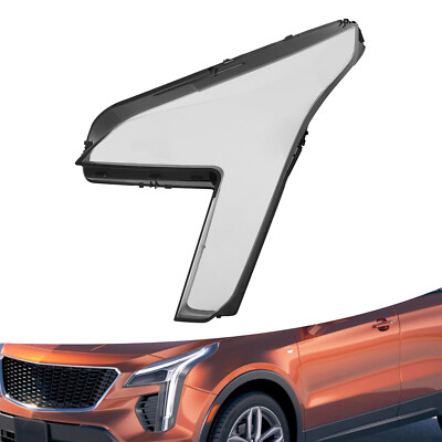 Headlight Lens Cover For Cadillac XT4 Driver Left Side Headlamp Cover 2018-2021