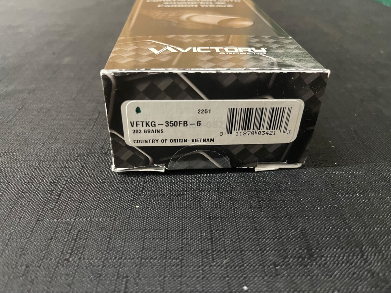 Victory Archery VF TKO Gamer V3 350 .003 6 Pack BRAND NEW