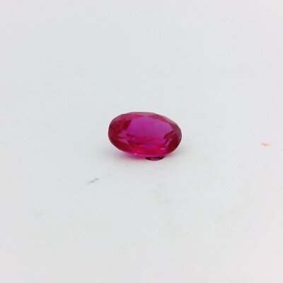 0.75ct Loose Oval Cut Lab Created Ruby Gemstone 6 x 4mm