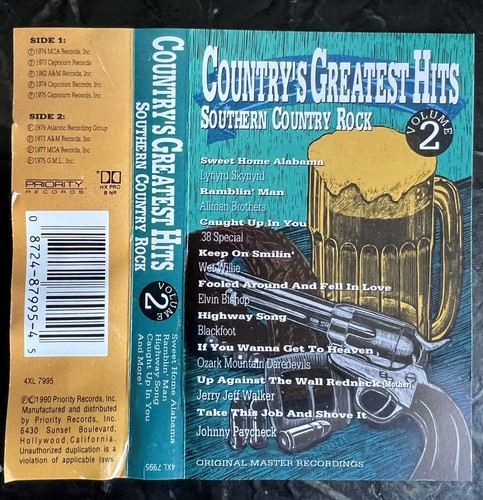 Southern Country Rock Cassette RARE - Picture 4 of 6