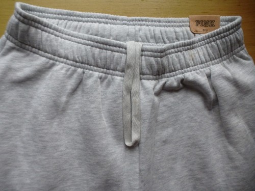 GREY VICTORIA'S SECRET PINK CAMPUS PANT TRACKSUIT BOTTOMS SIZE XS NEW TAGS - Picture 6 of 9
