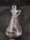 Vintage Anchor Hocking Glass Oil/Vinegar Cruet W/Stopper 5-1/2" tall