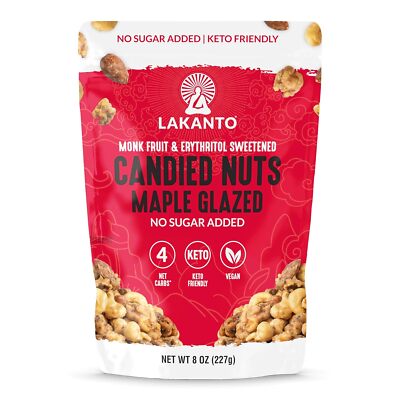 Lakanto Nuts Keto Maple Glazed 8 oz
