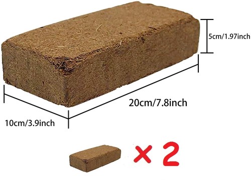 Organic Coco Coir Bricks lot 1-16 Coconut Fiber Growing Medium Potting Soil Pets - Picture 14 of 26