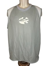 Vintage Jordan Brand Logo Gray & White Reversible Basketball Tank Top Medium