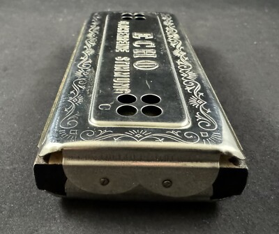 ハーモニカの老舗、HOHNER ホーナー 54/64 C.G エコーハープ、箱付 Vintage M. Hohner Echo Harp 54/64 M 1 Key C/G w/ Original