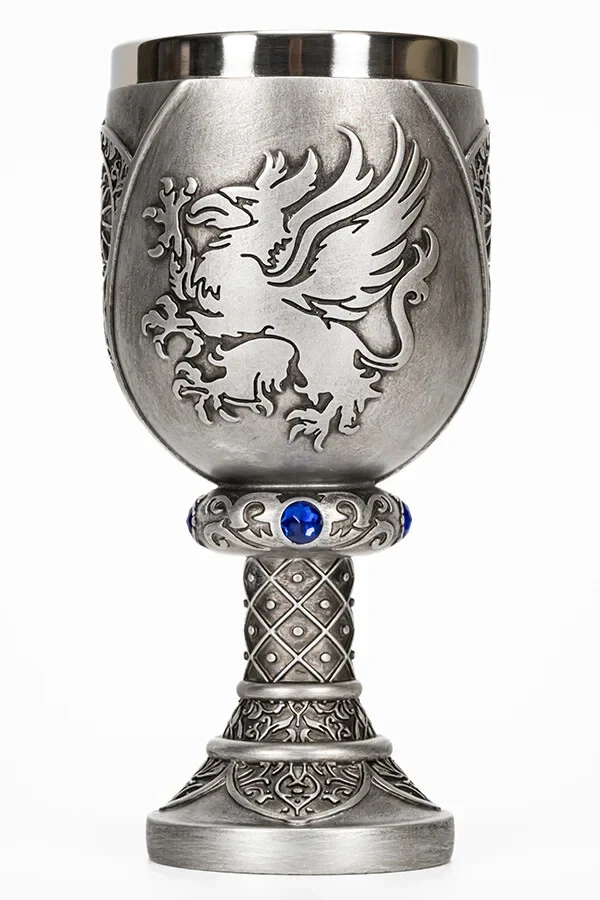 Dragon Age Gris Guardián Unirse Cáliz Taza Letra Estuche Collar Colgante Paquete Foto 4 de 4