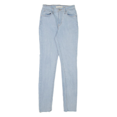 LEVI'S 721 High Rise Damen Jeans Blau Slim Skinny Denim W23 L32