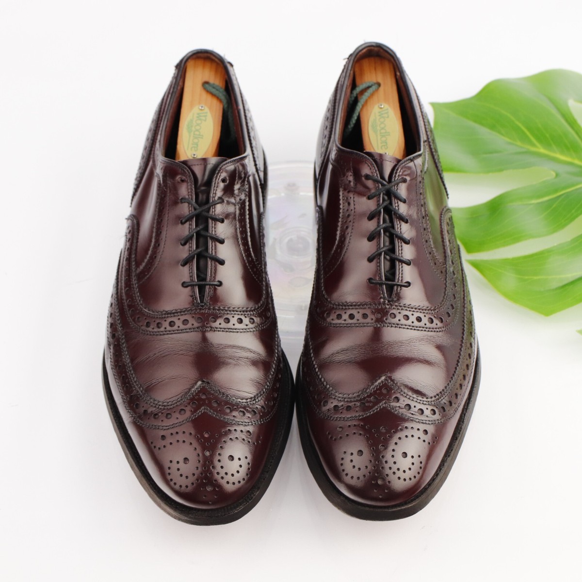 Allen Edmonds Men McAllister Oxford Size 10 D Oxblood 