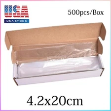 Dental Disposable Plastic Protector Digital X-ray Sensor Sleeve Cover 4.2x20cm