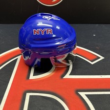 Chris Kreider Autographed New York Rangers Mini Helmet Signed Beckett BAS