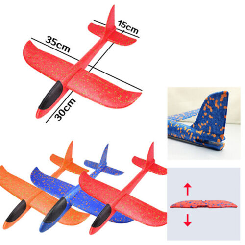 35*30cm EPP Foam Hand Throw Airplane Outdoor Launch Glider Plane Kids Toy Gi BH - Photo 1/7