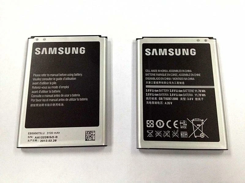 BATERÍA NUEVA OEM SAMSUNG GALAXY NOTE 2 II i317 T889 i605 R950 L900 EB595675LZ/LA Foto 4 de 4