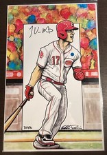 Josh Vanmeter Autographed 11x17 Photo 31/52 Cincinnati Reds! #1