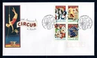 1997 Circuses in Australia (Block of 4) FDC - Launceston Tas 7250 PMK