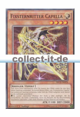 Yugioh SECE-DE024 Fixsternritter Capella - 1. Auflage