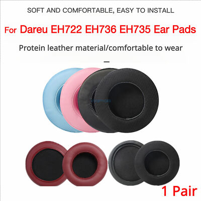 Replacement Ear Pads For Dareu EH722 EH736 EH735 EH716 EH718 Headphone Cover