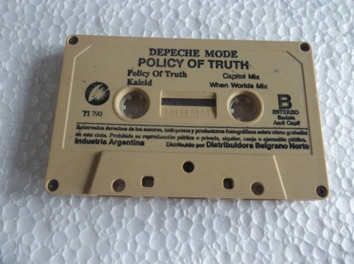 DEPECHE MODE -POLICY OF TRUTH - cassette single ARG - Picture 3 of 3
