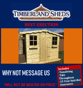 Wooden shed base 8x6 