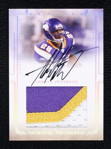 2007 Playoff National Treasures Adrian Peterson #101