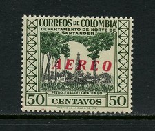 I309 Colombie 1958 Puits De Pétrole SURIMPRIMÉ Aéropostale 1v. MNH