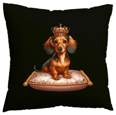 Kissenbezug Dackel Dachshund Teckel Jagdhund Jagt Dackelwelpe Dac Schwarz 402902