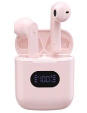 Pink TWS True Wireless Stereo Bluetooth Earbuds