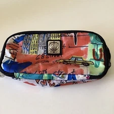 Brighton Colorful Graffiti Zippered Multi Compartment Small Bag