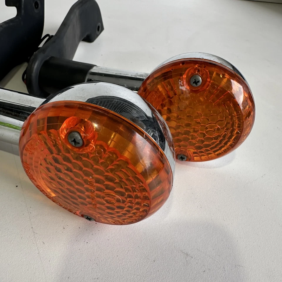 SUZUKI TU250X TU 250 X 2012 Par intermitente indicador trasero izquierdo derecho con soportes Foto 4 de 4