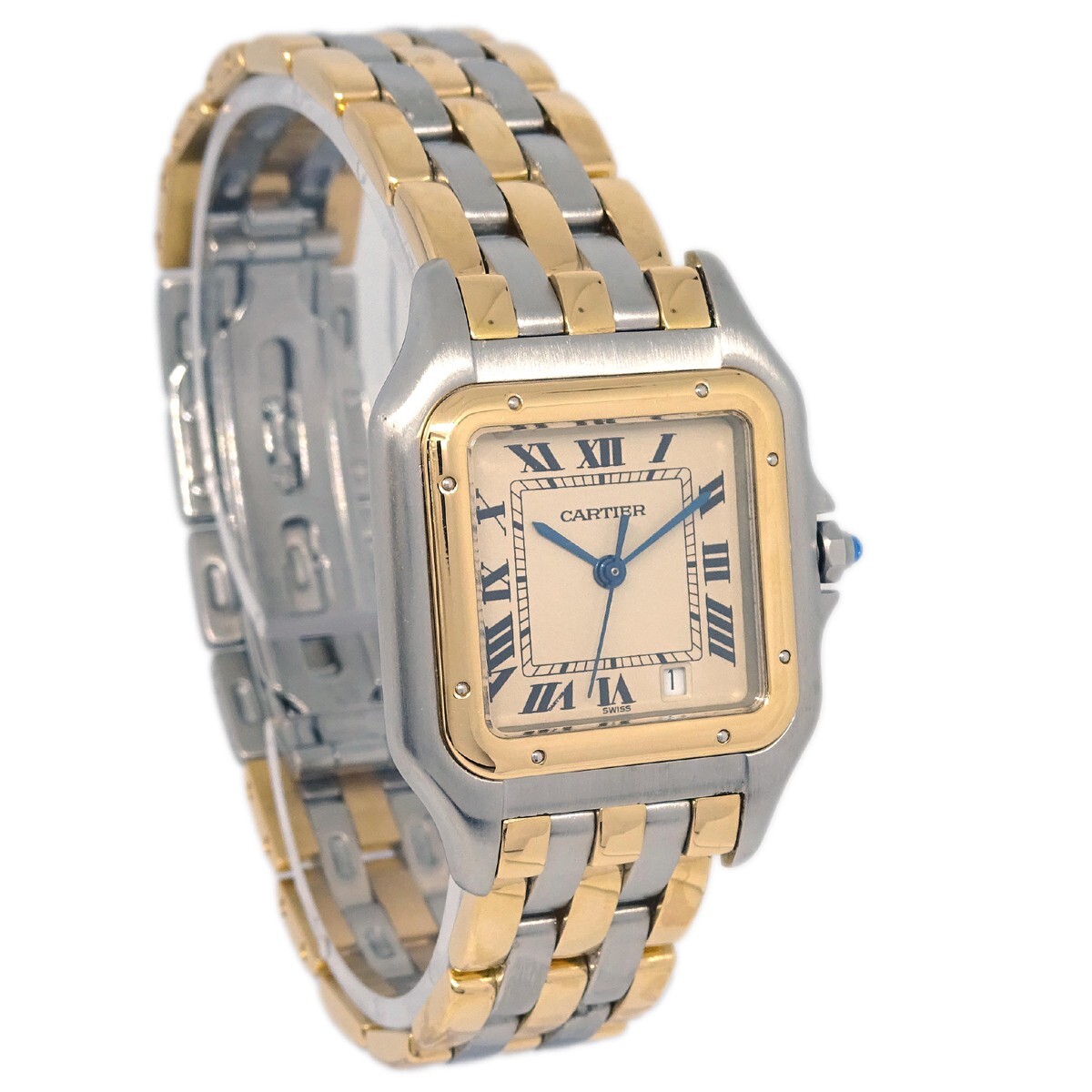 Cartier Panthere MM Ref 187949 Quartz Watch Stainless Steel 18K Yellow Gold 143948-image