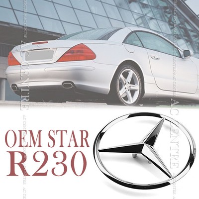 GENUINE OEM REAR STAR LOGO EMBLEM BADGE for MERCEDES BENZ SL CLASS R230 ROADSTER