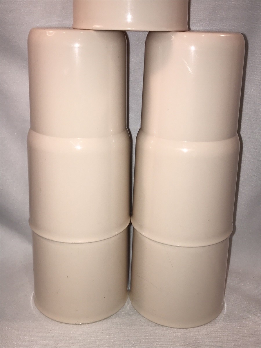 Set of 5 Tupperware 12 oz Stacking Tumblers Cups Pale Pink