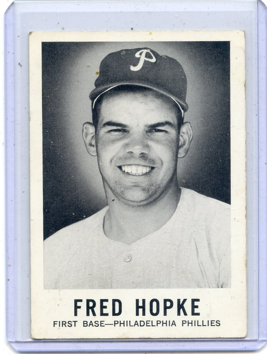 Fred Hopke #91 Baseball Cards 1960 Leaf trading card — raw and PSA graded price guide