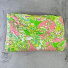 Lilly Pulitzer Garnet Hill Duvet Sham Twin Chin Chin Sparkle Cotton