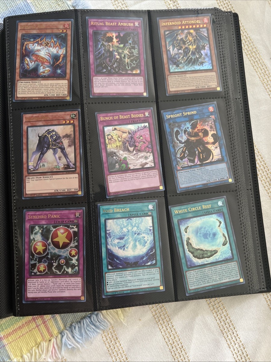 yugioh card binders binder Konami New The Gathering Yugioh Binder Collection