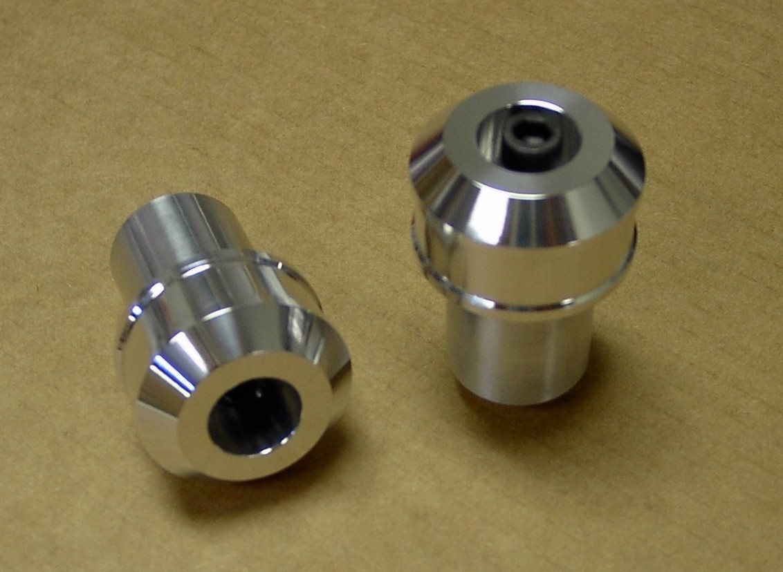 Polished Frame Sliders SET ZX6R ZX9R ZX12R Bar Ends Swingarm