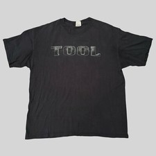 Vintage Tool Shirt Mens XL Black Salival Skel...