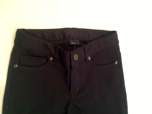 GAP KIDS Girls Black 5 Pocket Stretch Knit Pant Sz 6 - Picture 3 of 7