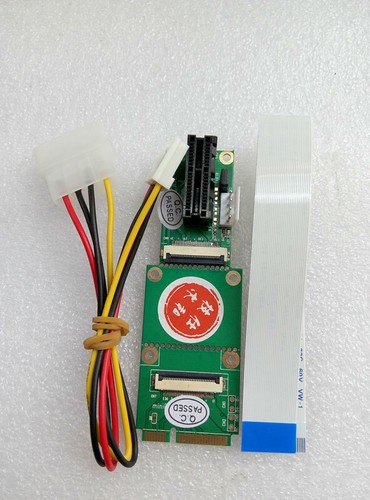 Mini PCI-E to PCI-E 1X Express Riser Extender Adapter Card with FFC Cable - Picture 5 of 11
