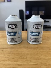 2 Super Tech R-1234YF  Refrigerant 8oz Can A/C Automotive Air Conditioning
