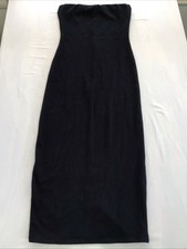 Forever 21 Women's Black Strapless Body Contour Bodycon Dress Size S