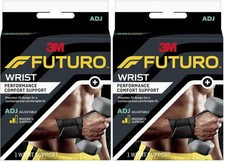 Futuro Performance Comfort Wrist Support, Adjustable Pack of 2 