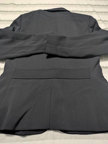 Lauren Ralph Lauren Blazer Jacke Wolle Goldknöpfe Schwarz Größe 6P - Bild 11 von 13