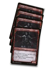 4x Blood Petal Celebrant (Showcase) Innistrad: Crimson Vow Regular x4 - Playset