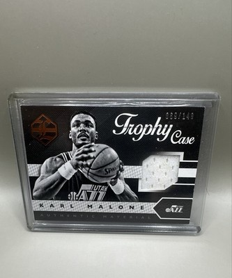 2015-16 Panini Limited - Trophy Case Materials Karl Malone #4 /149 (MEM)