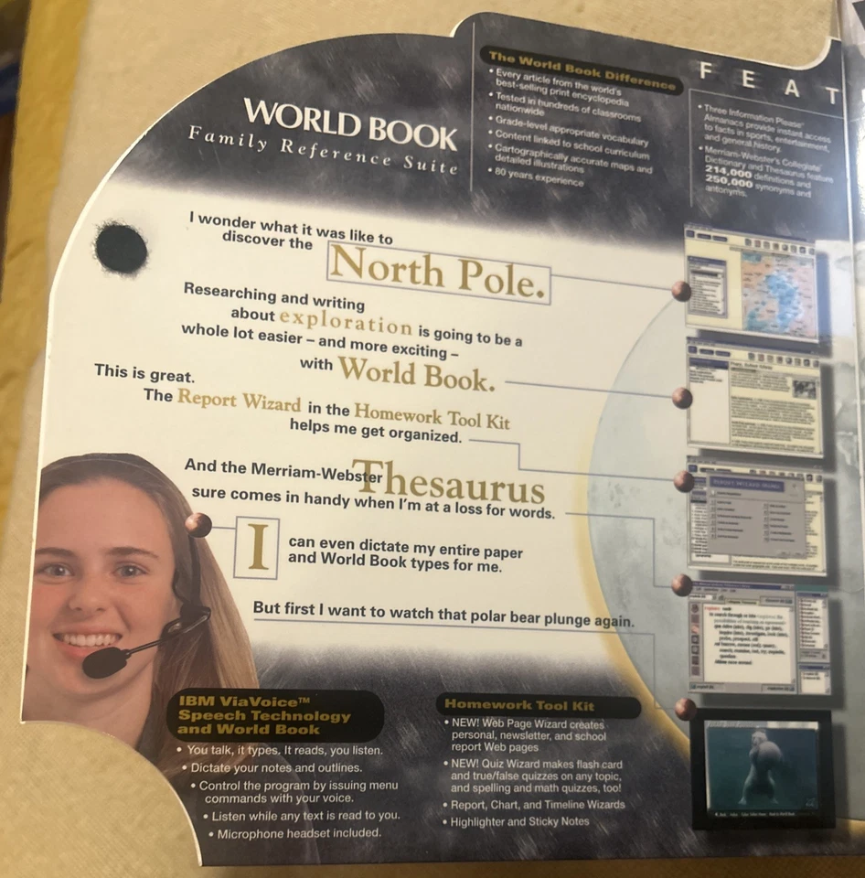 1999 IBM World Book Family Reference Suite - CD-ROMS NEW OPEN BOX READ - Image 3 of 4