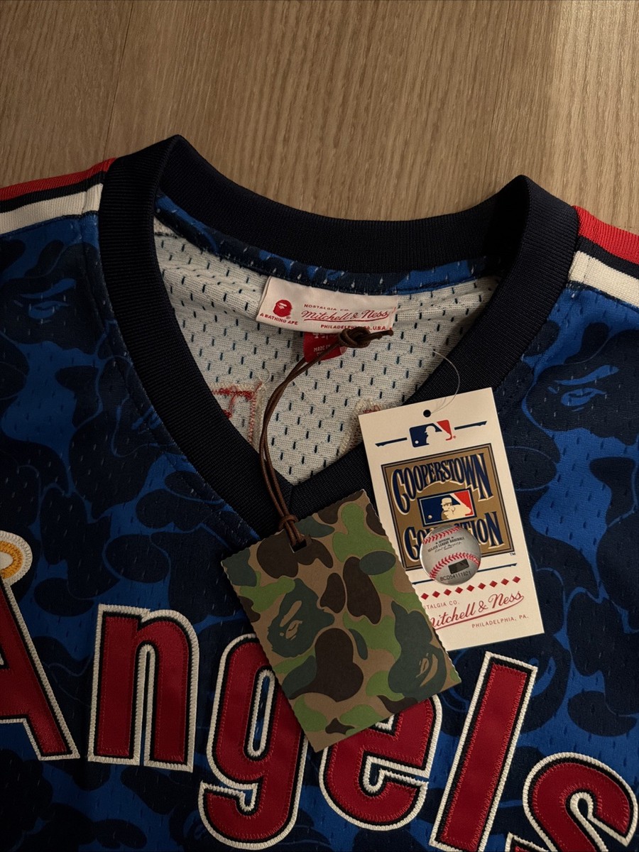 a bathing ape x Mitchell & ness エンジェルス Size Large - Mitchell & Ness BAPE Los Angeles Anaheim Angels MLB