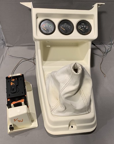 80-93 VW Cabriolet MK1 Rabbit White Center Console & Gauges Genuine OEM - Picture 22 of 22