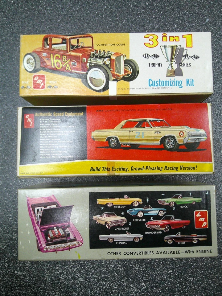Ford cupé AMT 1932 1964 Olds F-85 1961 Chevy nuevo sellado nunca abierto (3) Foto 2 de 4
